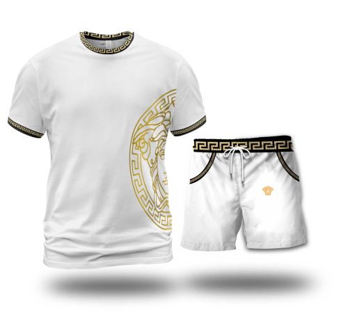 Versace Combo Unisex T-Shirt & Short Limited Luxury Outfit Mura1140