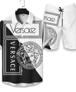 Versace Luxury Hawaiian Shirt & Short Set Mura1205