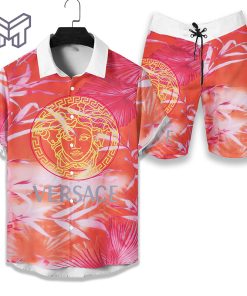 Versace Luxury Hawaiian Shirt & Short Set Mura1206