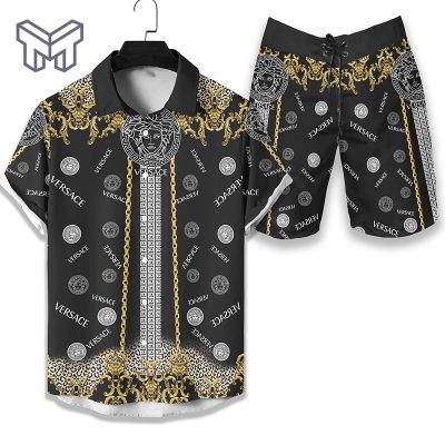 Versace Luxury Hawaiian Shirt & Short Set LHS1207