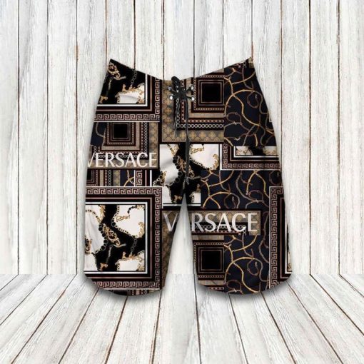 Versace Luxury Hawaiian Shirt & Short Set Mura1234_2