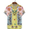 Versace Luxury Hawaiian Shirt & Short Set Mura1256