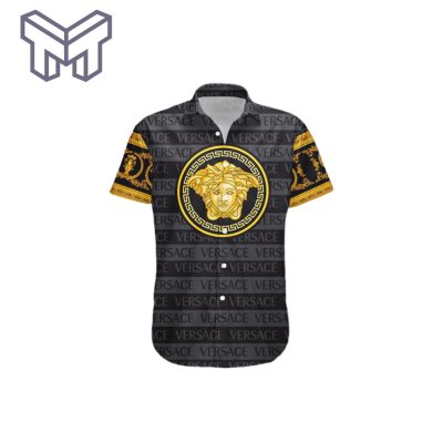 Versace shirt Versace Hawaiian Shirt  button shirt