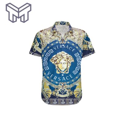 Versace shirt Versace Hawaiian Shirt  button shirt – lnt000001972122207