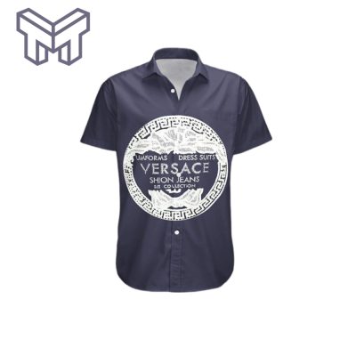 Versace shirt Versace Hawaiian Shirt button shirt–Mura1236