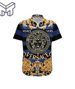 Versace shirt Versace Hawaiian Shirt button shirt–Mura122204