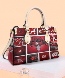 Alabama Crimson Tide 4 Leather Bag For Women Gift