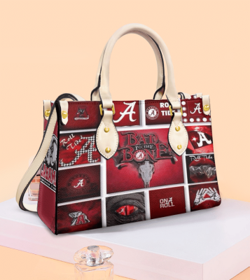 Alabama Crimson Tide 4 Leather Bag For Women Gift 