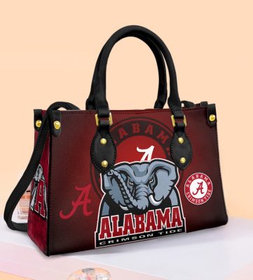 Alabama Crimson Tide Leather Bag 2 For Women Gift