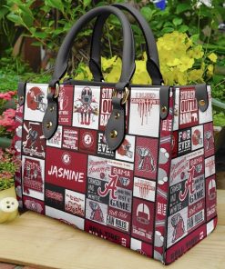 Alabama Crimson Tide Leather Bag CH For Women Gift