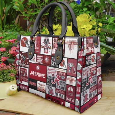 Alabama Crimson Tide Leather Bag CH For Women Gift