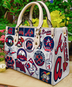 Atlanta Braves 1 Leather Bag For Women Gift