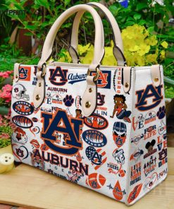 Auburn Tigers Leather Handbag For Women Gift