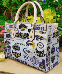 Baltimore Ravens Leather Bag For Women Gift