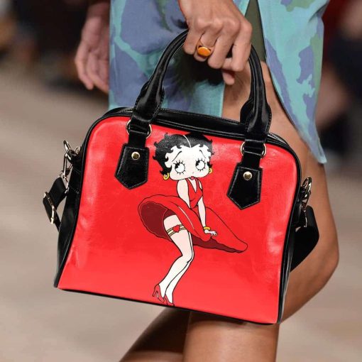 Betty Boop Leather Shoulder Bag For Women Gift