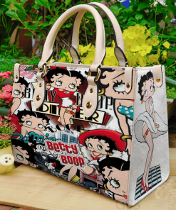 Betty Boop Leather Bag For Women Gift Type03