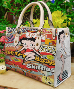 Betty Boop Leather Bag For Women Gift Type04