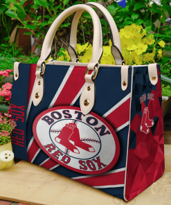 Boston Red Sox Leather Bag For Women Gift Type01