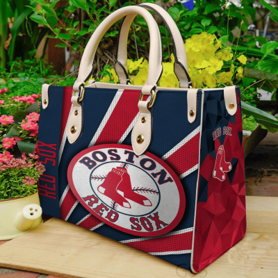 Boston Red Sox Leather Bag For Women Gift Type01