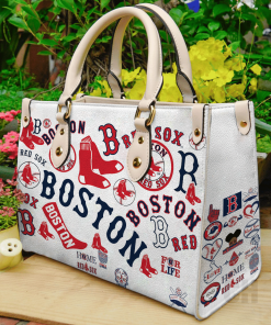 Boston Red Sox Leather Hand Bag For Women Gift