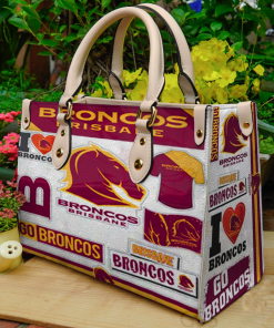 Brisbane Broncos Leather Bag For Women Gift