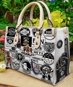 Brooklyn Nets 3 Leather Bag For Women Gift