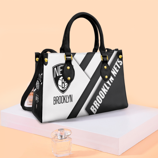 Brooklyn Nets Leather Bag For Women Gift Type01