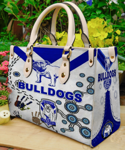 Canterbury Bankstown Bulldogs Leather Bag For Women Gift