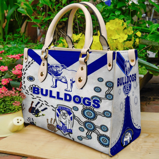 Canterbury Bankstown Bulldogs Leather Bag For Women Gift