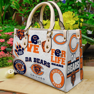 Chicago Bears Leather Bag For Women Gift