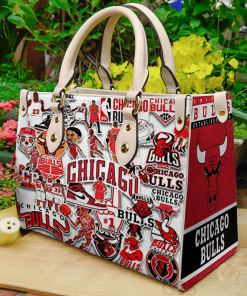 Chicago Bulls Leather Bag For Women Gift