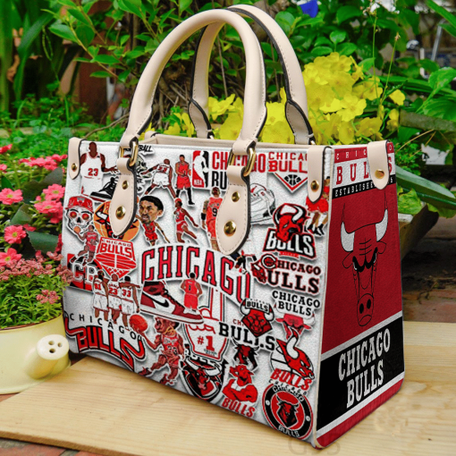 Chicago Bulls Leather Bag For Women Gift