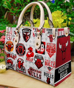 Chicago Bulls Leather HandBag For Women Gift