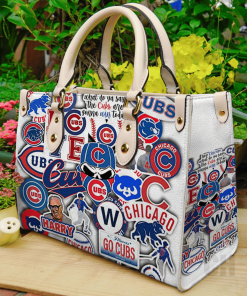 Chicago Cubs Leather Hand Bag For Women Gift