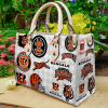 Cincinnati Bengals Leather HandBag For Women Gift