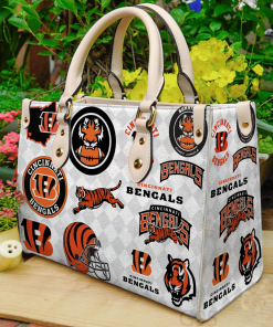 Cincinnati Bengals Leather HandBag For Women Gift