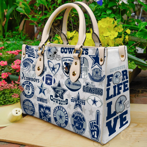 Dallas Cowboys Leather HandBag For Women Gift