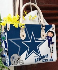 Dallas Cowboys Betty Boop Leather Bag For Women Gift