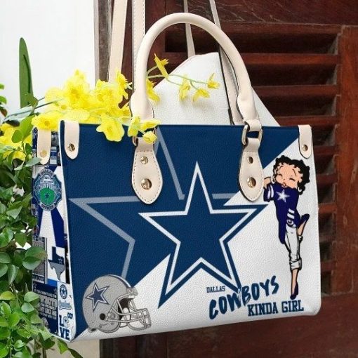 Dallas Cowboys Betty Boop Leather Bag For Women Gift