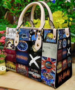 Def Leppard Leather Hand Bag For Women Gift