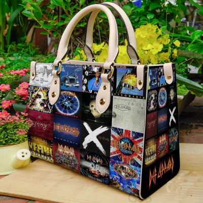 Def Leppard Leather Hand Bag For Women Gift