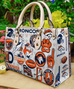 Denver Broncos Leather Bag For Women Gift