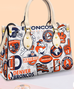 Denver Broncos Leather Hand Bag For Women Gift