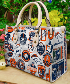 Denver Broncos Leather Bag For Women Gift Type01