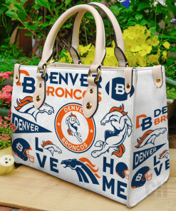 Denver Broncos Leather HandBag For Women Gift