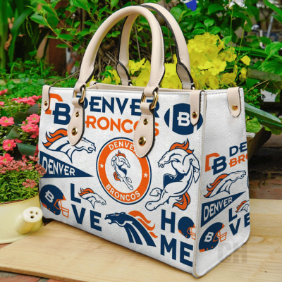 Denver Broncos Leather HandBag  For Women Gift