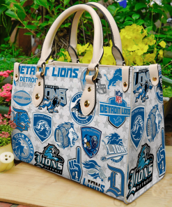 Detroit Lions Leather Bag For Women Gift