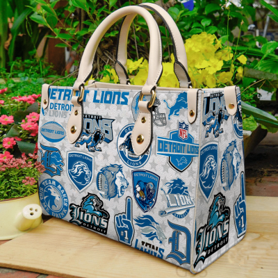 Detroit Lions Leather Bag For Women Gift