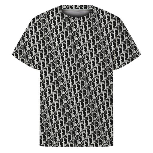 Dior Monogram Luxury Unisex T-Shirt For Lady Gentleman USL1028