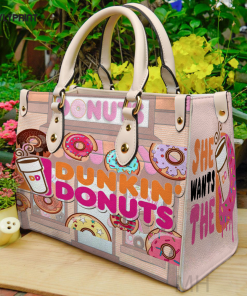 Dunkin Donuts 1 Leather Handbag